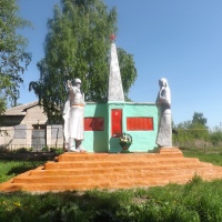 Памятник воинам погибшим в ВОВ  c Волгапино